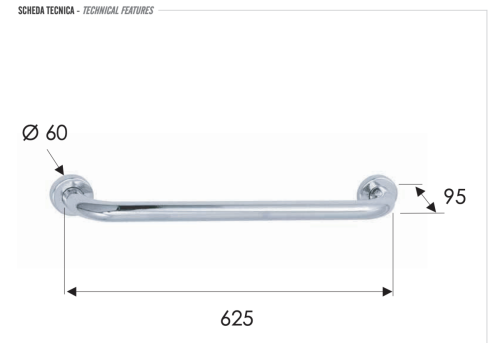 Полотенцедержатель Remer RB430CR - фото 2