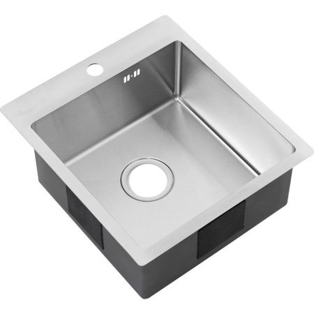 Кухонная мойка Melana ProfLine MLN-R44485H 45х50 цвет серый поверхность матовая