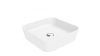 Раковина из сантехнического фарфора Creavit Loop LP040-00CB00E-0000 40х40 накладная цвет белый