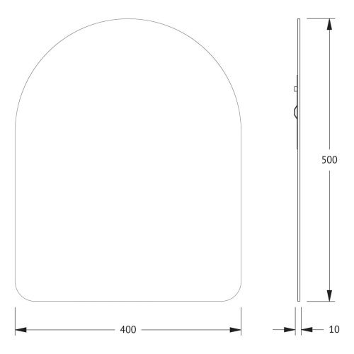 Зеркало Evoform Primary BY 0001 40х50 подвесное - фото 2