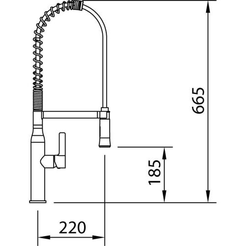 Смеситель для кухни Clever Chef 5 99444 на мойку хром - фото 3