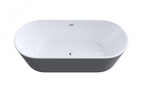 Ванна акриловая Art&Max AM-525-1700-745 170х75 отдельностоящая овальная с ножками и каркасом