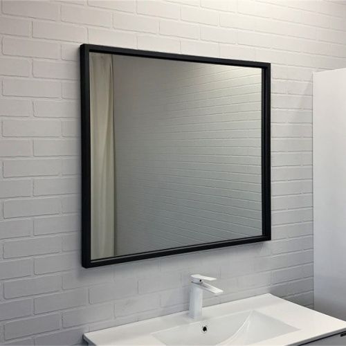 Зеркало Comforty Бредфорд 00-00009954CF 90х80 подвесное - фото 3