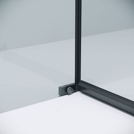 Душевой уголок Grossman Pragma 120.K33.03.1290.42.00 120х90 стекло прозрачное профиль графит без поддона