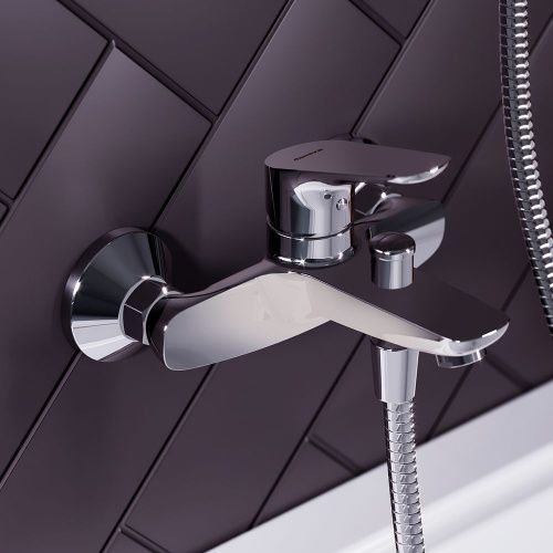 Смеситель для ванны и душа Damixa Jupiter 771000001 настенный хром