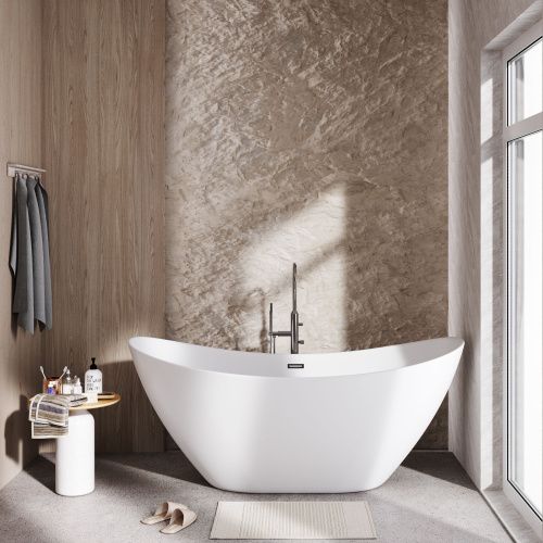 Ванна акриловая Grossman Galaxy GR-2103M 180х75 отдельностоящая овальная с каркасом - фото 4