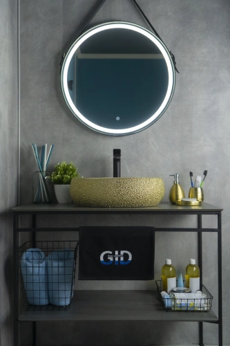 Раковина керамическая Gid Lago 52219 50х30 накладная цвет белый/золото без отверстий под смеситель - фото 3