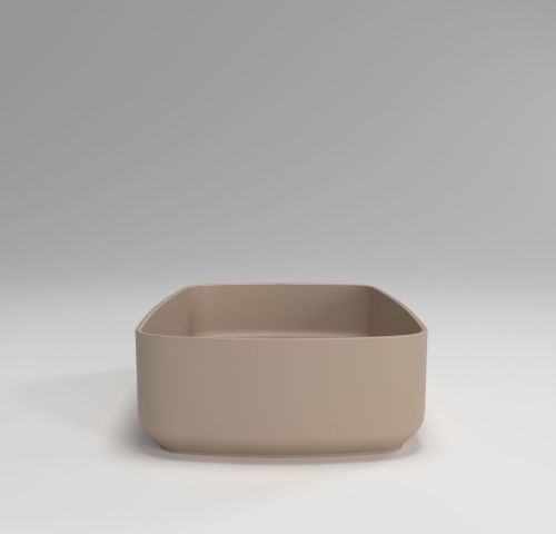 Раковина из искусственного камня Plumberia Selection Nove NOVE SOFT TL 50х30 накладная цвет бежевый - фото 5