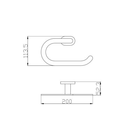 Бумагодержатель RavSlezak Yukon YUA0401