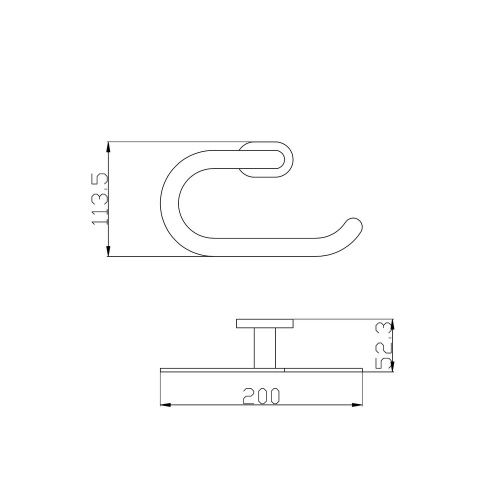 Бумагодержатель RavSlezak Yukon YUA0401 - фото 2