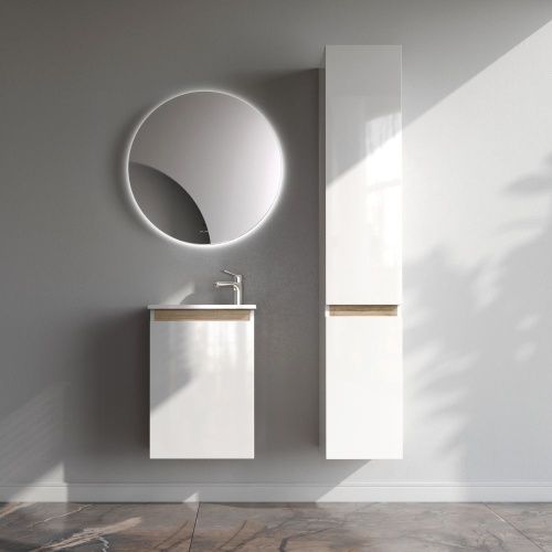 Тумба под раковину Am.Pm X-Joy M85AFHX0451WG 40х20 подвесная цвет белый - фото 5