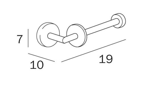 Бумагодержатель Inda FORUM A36250CR - фото 3