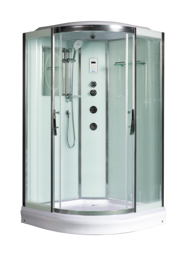 Душевая кабина WeltWasser WW500 10000003286 110х110 четверть круга с крышей ориентация универсальная - фото 3