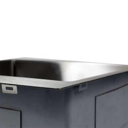 Кухонная мойка Melana ProfLine MLN-R5050H 50х50 цвет серый поверхность матовая