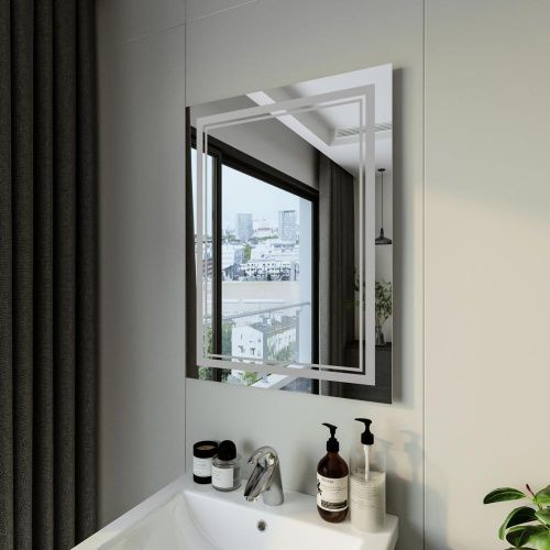 Зеркало с подсветкой Бриклаер Эстель 4627125414299 60х80 подвесное - фото 4