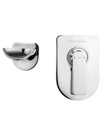 Смеситель для раковины Wonzon & Woghand Shark WW-481701-CR встраиваемый в стену хром