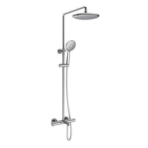 Душевая стойка Vincea Desire VSFS-1D1TCH настенная цвет хром с термостатом - фото 3