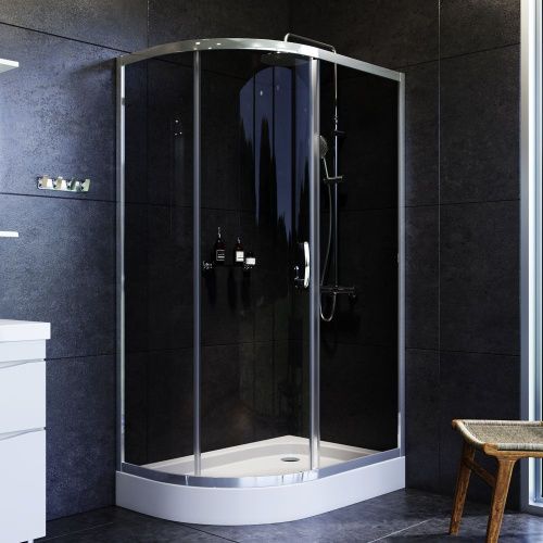 Душевой уголок Am.Pm Like W83G-302U120CG 120х80 стекло тонированное профиль хром без поддона