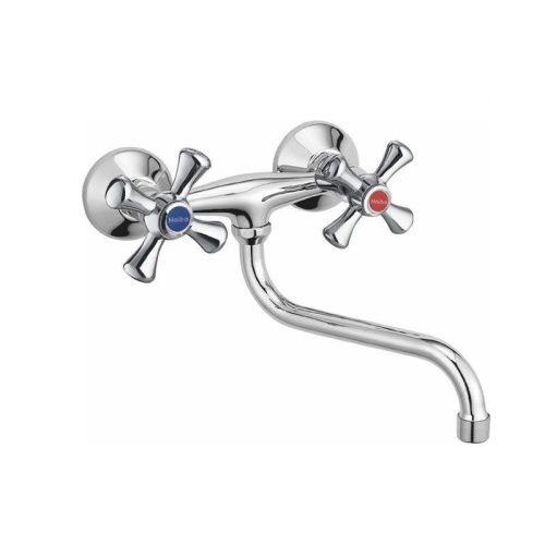 Смеситель для кухни Cron CN4642 настенный хром - фото 2