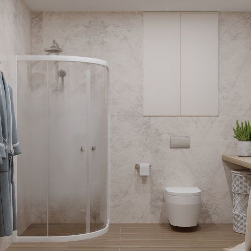 Душевой уголок Тритон Лайт Щ0000064835 90х90 стекло с рисунком профиль белый без поддона - фото 5