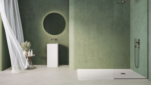 Раковина из искусственного камня Zenon Ember 4000.000.000.000.42153 40х40 напольная цвет белый - фото 4