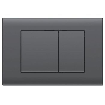 Клавиша смыва механическая Vincea VFP-001GM цвет вороненая сталь