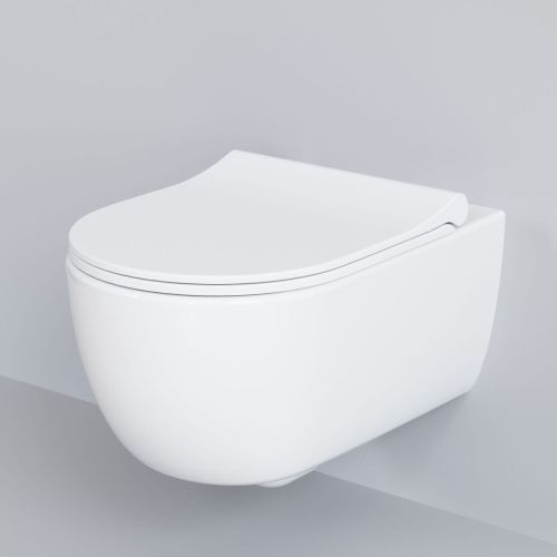 Унитаз подвесной Ambassador Abner 103T20001R-102T20001S белый с сиденьем микролифт - фото 2