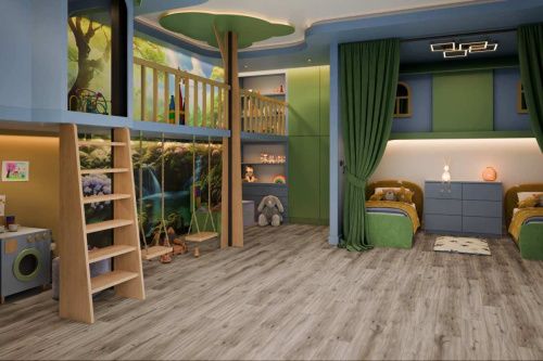 Кварцвиниловая плитка Damy Floor FAMILY LVT 6607-9-LVT Дуб Натуральный толщина 0.25 см 43 класс 1227х187 - фото 2