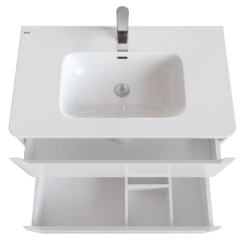 Тумба с раковиной Iddis Edifice EDI80WFi95K 80х50 напольная цвет белый - фото 5