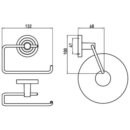 Бумагодержатель Emco Polo 0700 001 02 - фото 2