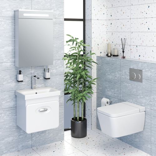 Зеркало-шкаф Runo Капри УТ000003786 60х80 подвесной цвет белый - фото 3