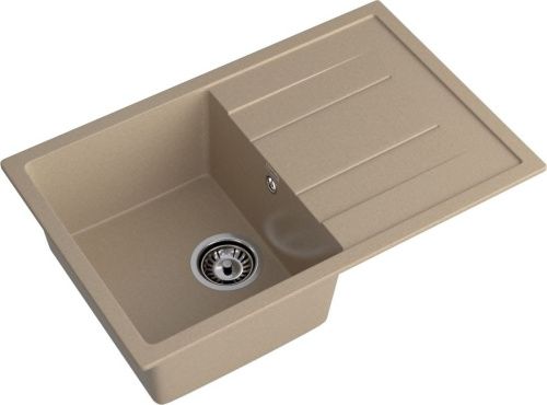 Кухонная мойка Granfest Quadro Q-780L песочный 75х50 цвет бежевый поверхность матовая - фото 2