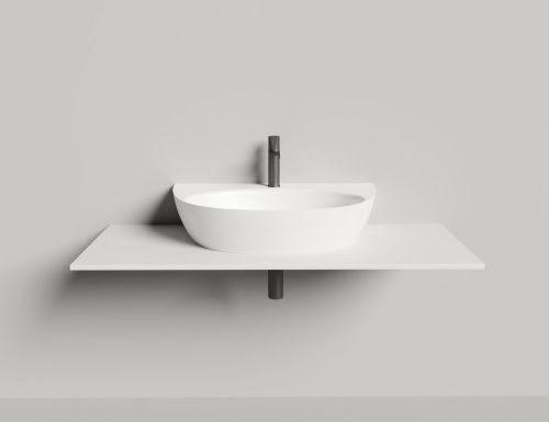 Раковина из искусственного камня S-Stone Salini ALDA 140323MF 70х50 накладная цвет мультиколор - фото 2