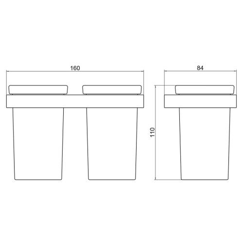 Стакан для зубных щеток Timo Petruma 15234/00 - фото 2