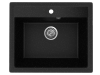 Кухонная мойка Uperwood ECON UPD-104 4010202103 55х50 цвет черный поверхность матовая