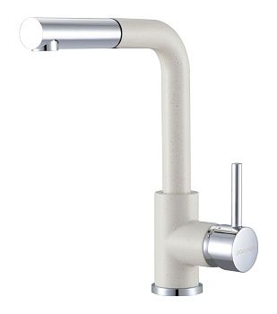 Смеситель для кухни Paulmark KASSEL Ka214311-331 на мойку белый