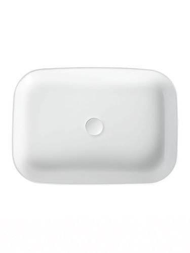 Раковина из сантехнического фарфора Orange B03-600W 60х40 накладная цвет белый - фото 3