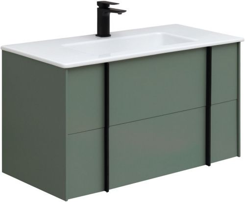 Тумба под раковину Allen Brau Reality 1.32006.CGM 90х50 подвесная цвет зеленый