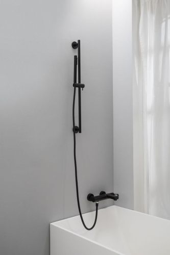 Душевой гарнитур Paffoni Life ZSAL135NO настенный черный - фото 3