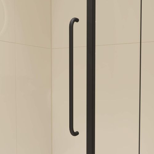 Душевой уголок RGW Classic 350904698-24 90х80 стекло матовое профиль черный без поддона - фото 2