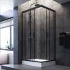 Душевой уголок Am.Pm Gem W90G-404-100280-BT 100х80 стекло прозрачное профиль черный без поддона