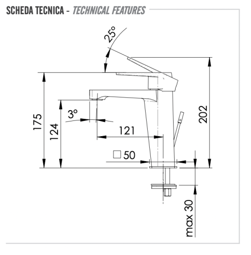 Смеситель Remer Dream D10 на раковину хром - фото 2
