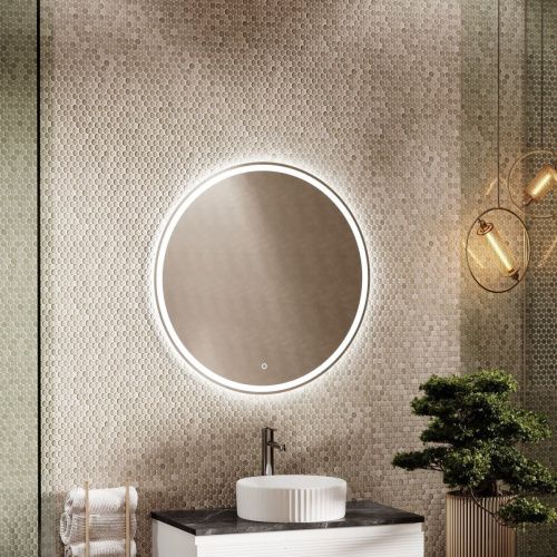 Зеркало с подсветкой Sancos Bella BE800 80х80 подвесное - фото 3