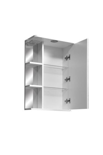 Зеркало-шкаф Stella Polar Концепт SP-00000043 60х70 подвесной цвет белый - фото 4