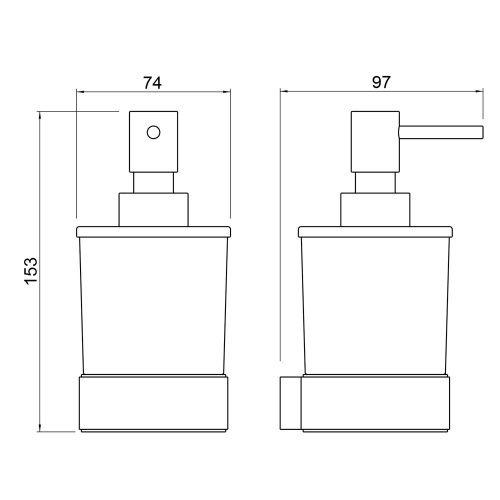 Дозатор Timo Selene 14039/03 - фото 2