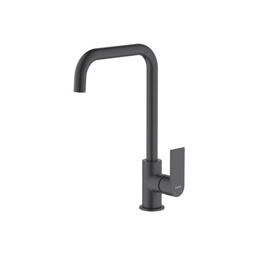 Смеситель для кухни Aquatek ЛИРА AQ1480MB на мойку черный