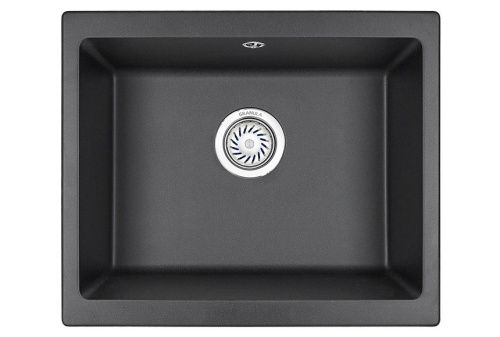 Кухонная мойка Granula 5551, ЧЁРНЫЙ 55х46 цвет черный поверхность матовая