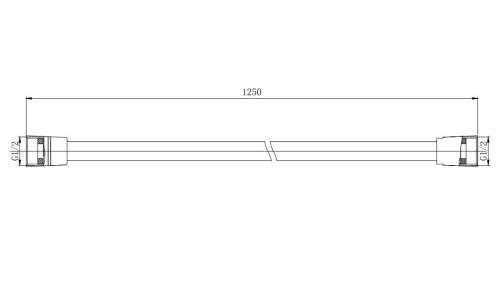 Душевой шланг Aquatek AQ2110MB черный - фото 2