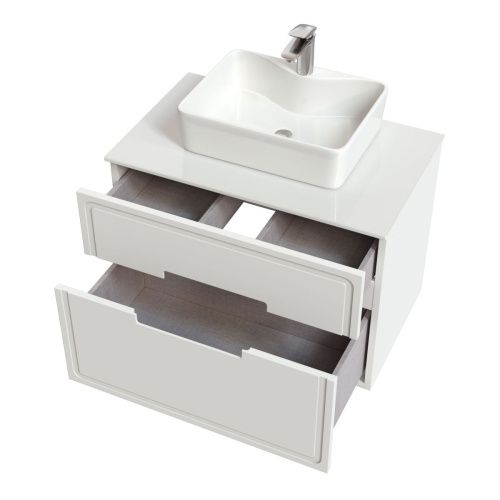 Тумба под раковину Taliente Olejo TA-MBO-80PS-blanco 80х50 подвесная цвет белый - фото 2