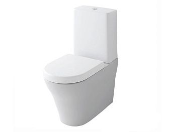 Чаша унитаза напольная Toto CW161Y цвет белый без сиденья безободковый смыв торнадо